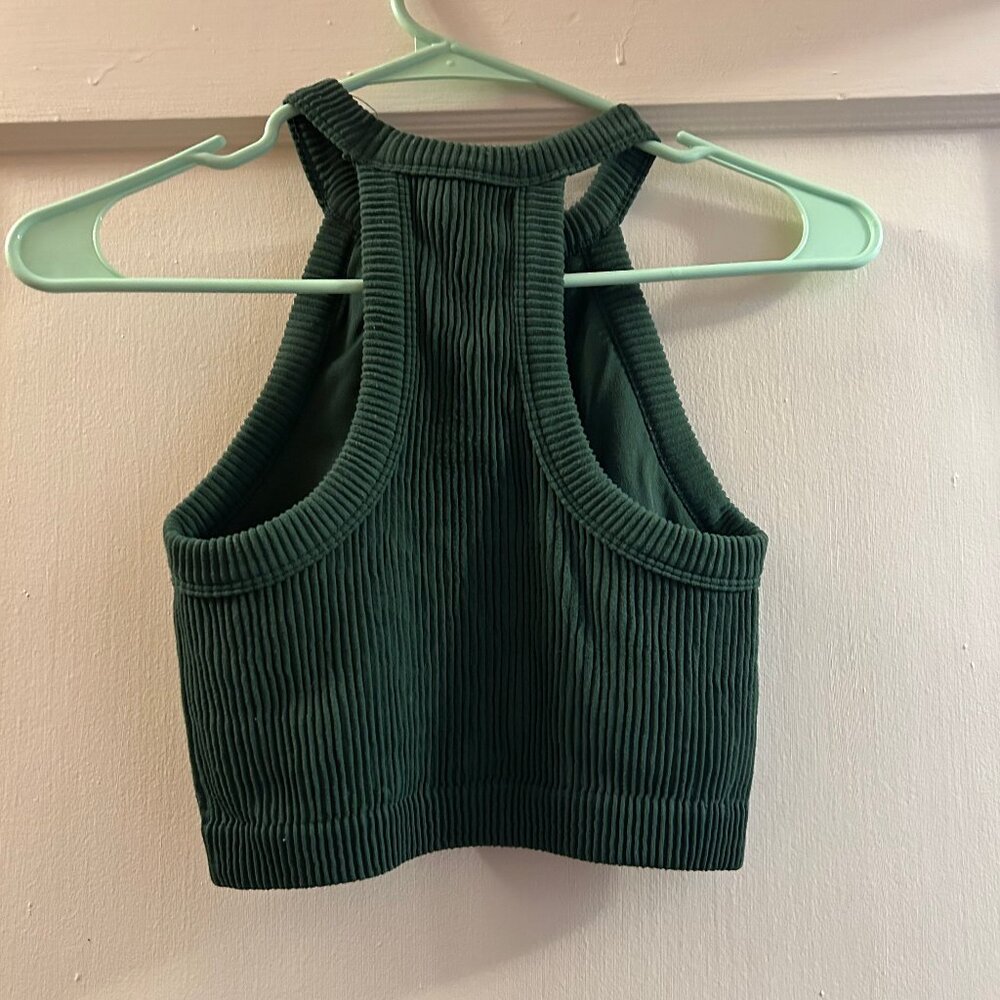Aerie Ribbed Cropped Racerback Tank - Picture 2 of 2